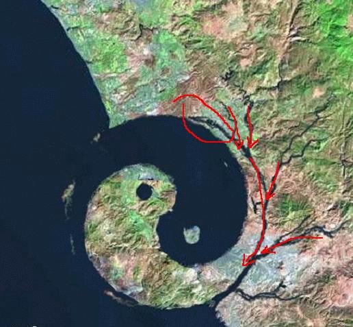 新西兰南岛的俯视太极图是真的吗