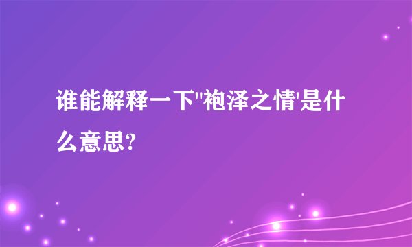 谁能解释一下