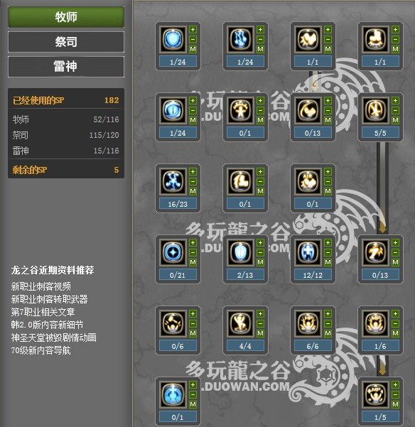 龙之谷雷神刷图加点