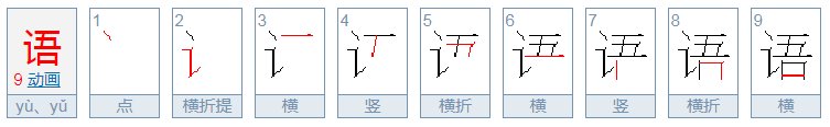 语 的拼音是第几声？