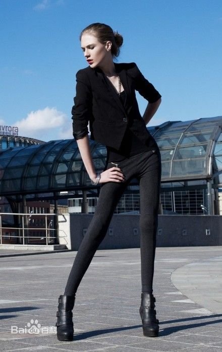 我见到有一个欧美的男模特金黄色长发，女性形象确定不是Andrej Pejic 面孔很像Taylor