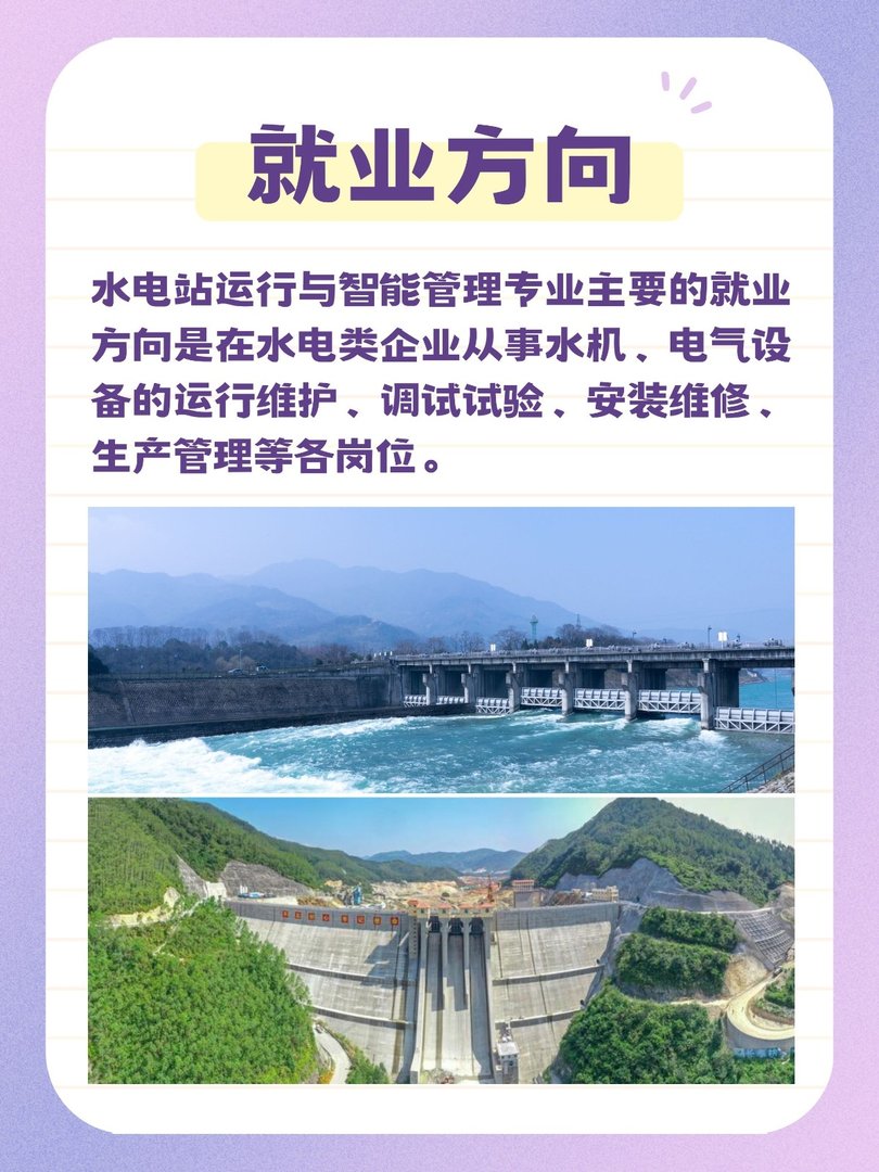 水电站运行与智能管理专业介绍