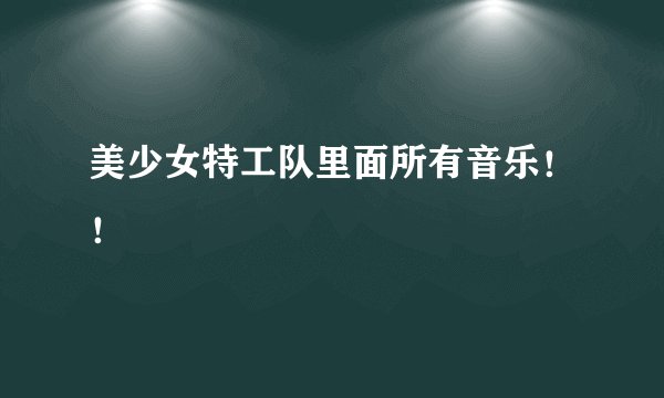 美少女特工队里面所有音乐！！