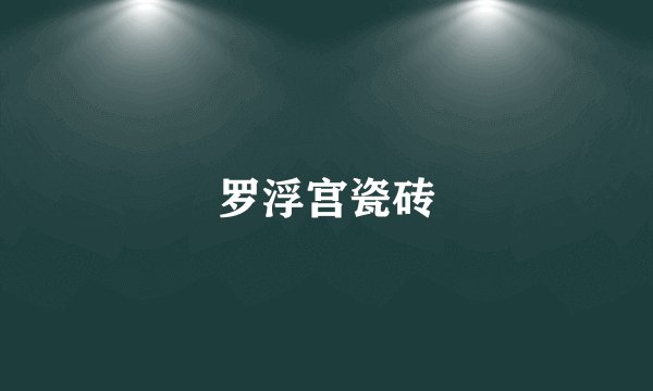 罗浮宫瓷砖