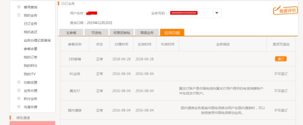 电信用户在手机上怎么查开通业务的情况？
