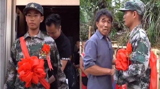 00后苗族小伙参军，为何全寨都去送行？
