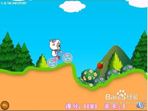 美羊羊骑车上学的操作说明