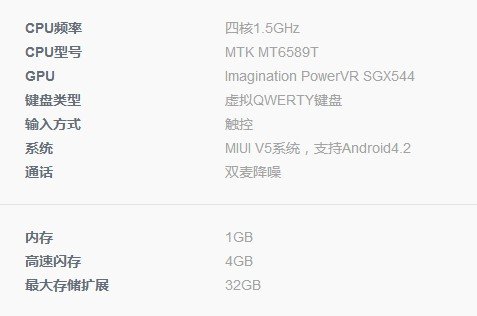 小米2S和红米比起来明显的区别在哪？
