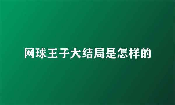 网球王子大结局是怎样的