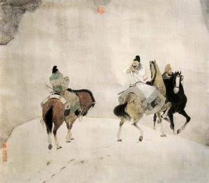 “山回路转不见君，雪上空留马行处”出自哪里？