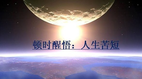 人生苦短何妨一试出处