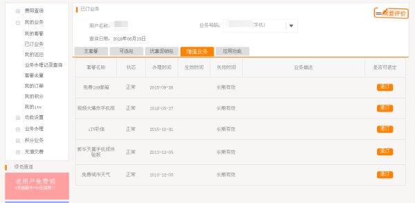怎么查询自己手机开通了什么业务和正在使用什么业务呢?