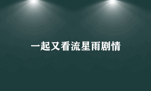 一起又看流星雨剧情