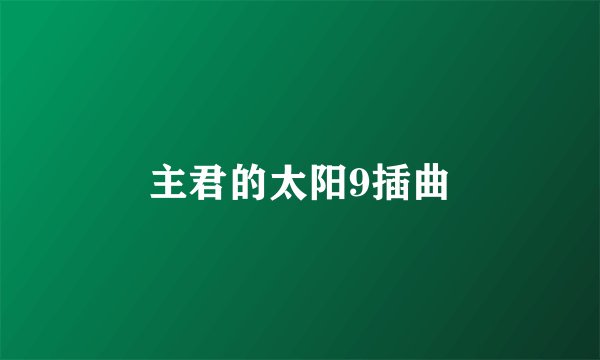 主君的太阳9插曲