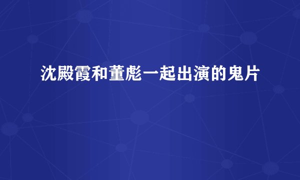 沈殿霞和董彪一起出演的鬼片