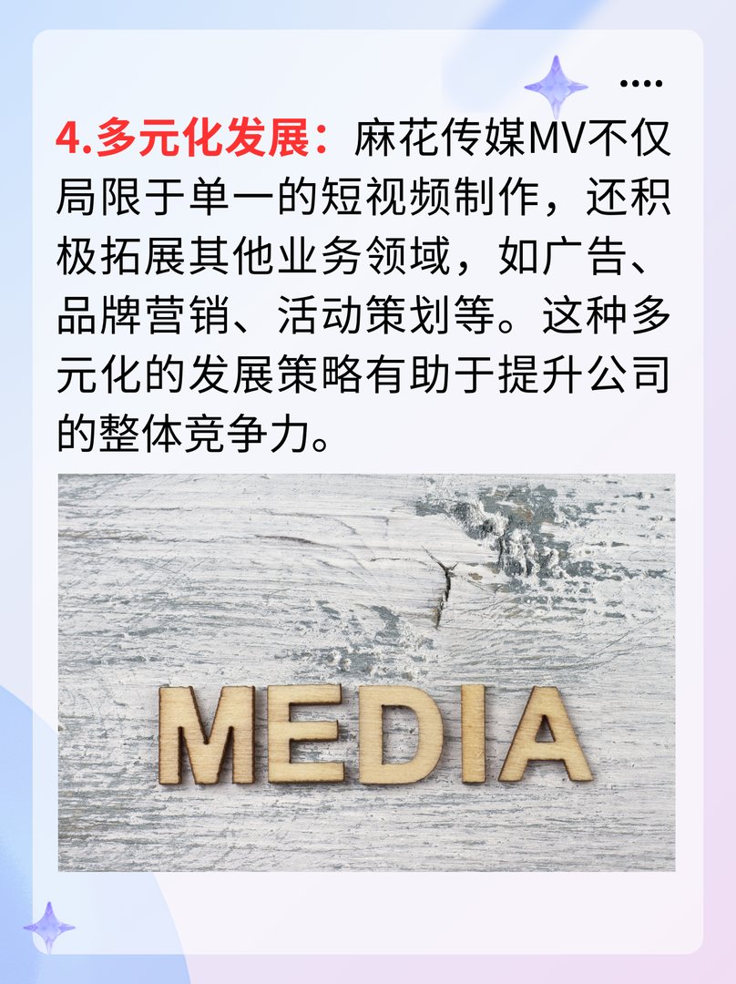 麻花传媒mv与其它传媒公司比较