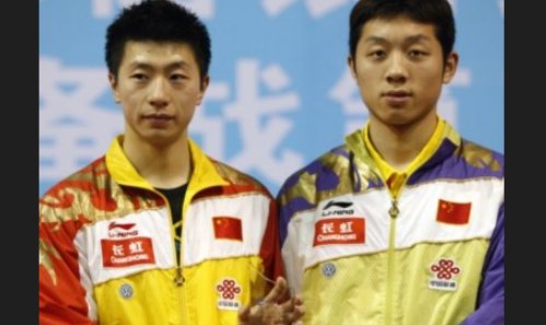 马龙许昕表演绝技是什么?