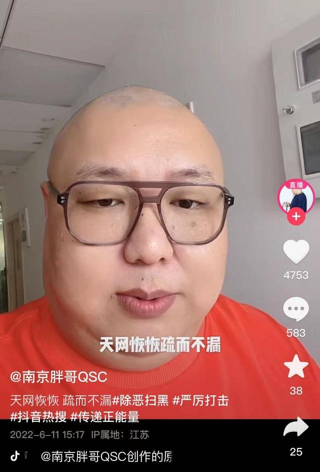 南京胖哥就烧烤店打人案件发声，他对此事的看法是什么？