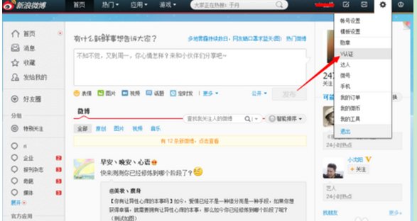 微博明星后面的“v”是什么意思