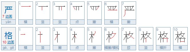 严格和严厉的区别是什么？