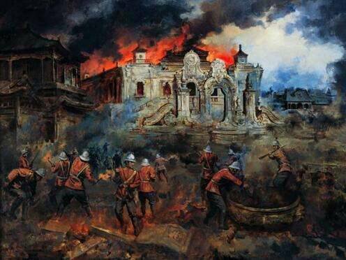 请问八国联军火烧圆明园是什么时候的事情?