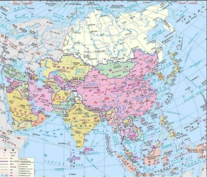 亚洲的分区及主要国家