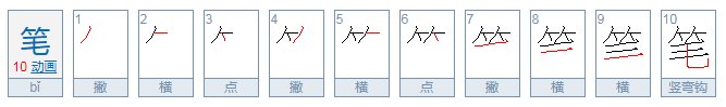 笔的拼音是什么