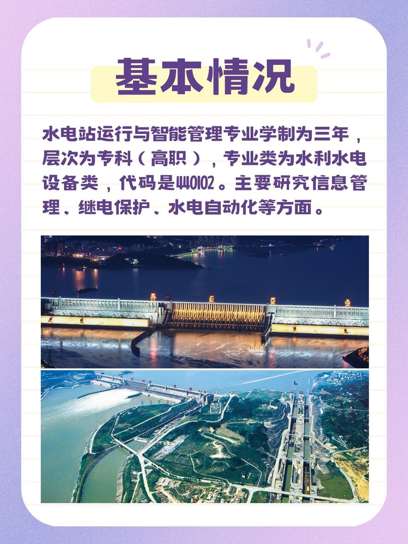 水电站运行与智能管理专业介绍